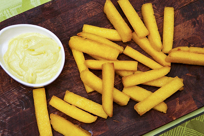 chips de polenta